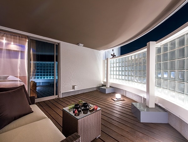 スチームサウナ付き客室の画像