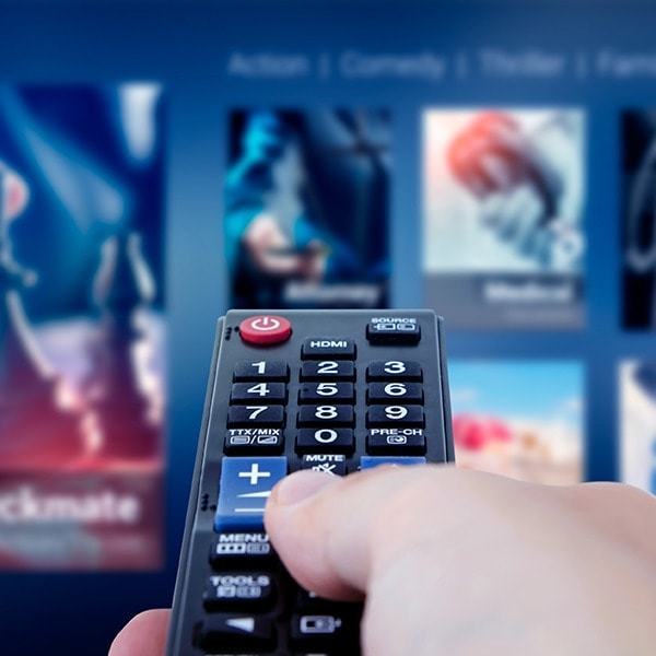 ビデオオンデマンドサービスのイメージ図